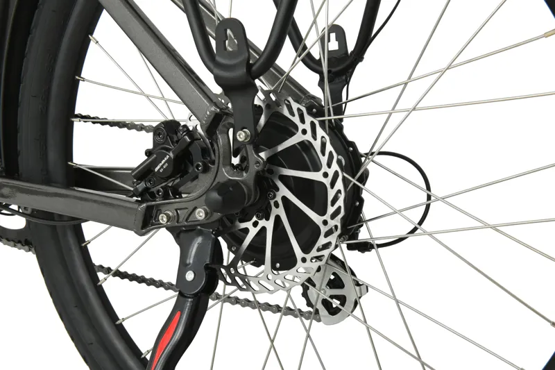 Ampere Deluxe Step Through 26 Inch Wheel Electric Bike Grey-3